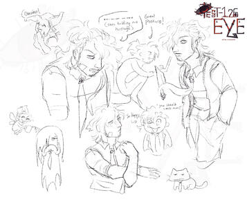 Walter Jr. Johnson sketches - Art by N. Monarch! Walter Jr. Johnson sketches - Art by N. Monarch!