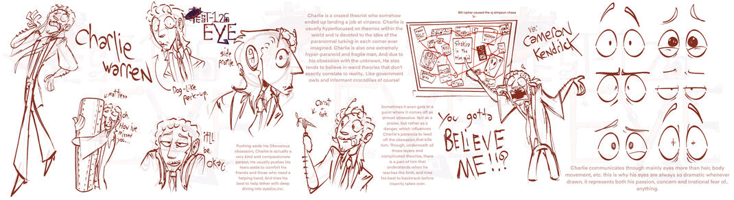 Charlie information sheet! - Art by Carnelian Charlie information sheet! - Art by Carnelian